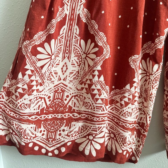 Free People Babylon River Pants Size 4 - Picture 7 of 10